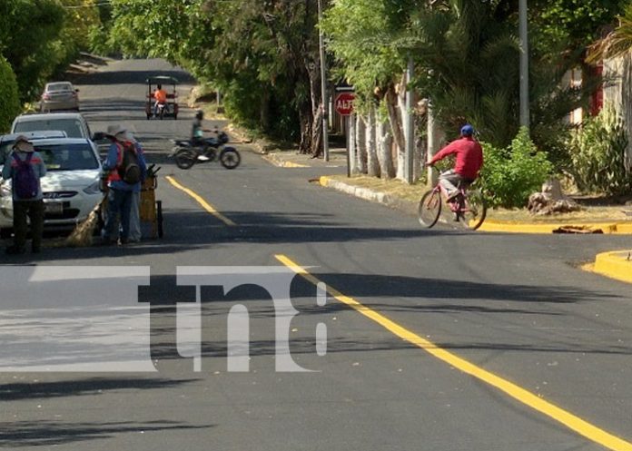 Foto: Mejores de calles en Linda Vista y Las Brisas, Managua / TN8