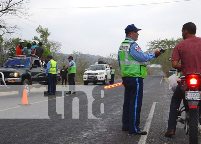 Foto: Seguridad vial en Madriz / TN8 Foto: Seguridad vial en Madriz / TN8