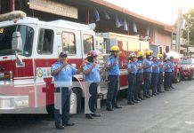 Foto: Camiones de bomberos para estación de Tola, Rivas / TN8