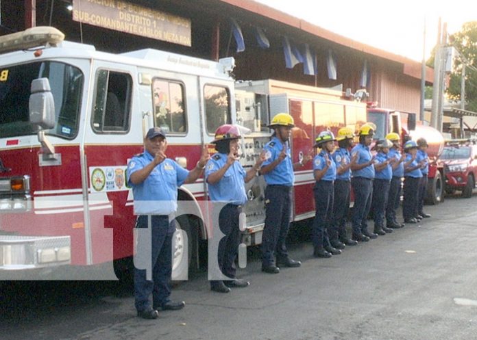 Foto: Camiones de bomberos para estación de Tola, Rivas / TN8