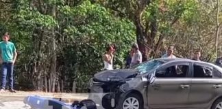 Foto. Fuerte choque en la carretera de Matiguás a Río Blanco / TN8