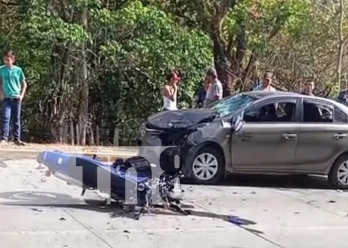 Foto. Fuerte choque en la carretera de Matiguás a Río Blanco / TN8