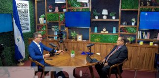 Foto: Bruno Gallardo, Ministro de Hacienda en Nicaragua, invitado en Estudio TN8