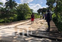 Foto: Rehabilitación del puente Usupun, mejores accesos en comunidades del Caribe Norte / TN8