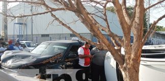 Foto: Fuerte accidente en el Distrito I de Managua / TN8