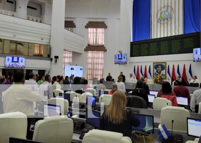 Foto: Sesión parlamentaria en Nicaragua / TN8