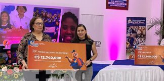 Foto: Lotería Nacional entrega utilidades al deporte y la familia en Nicaragua / TN8