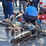 Foto: Fuerte accidente en el Distrito VI de Managua / TN8