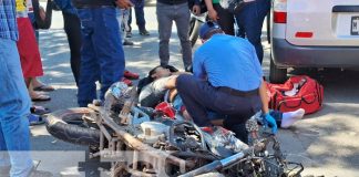 Foto: Fuerte accidente en el Distrito VI de Managua / TN8