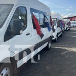 Comodidad y elegancia: Pobladores de Carazo contentos con nuevos buses Foto: Buses nuevos para Carazo / TN8