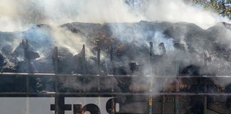 Foto: Incendio con un camión en Rivas / TN8