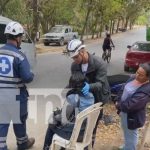 Sufre fractura tras evitar a hombre ebrio que se le cruzó «a lo loco» en Estelí Foto: Accidente de tránsito en Estelí / TN8