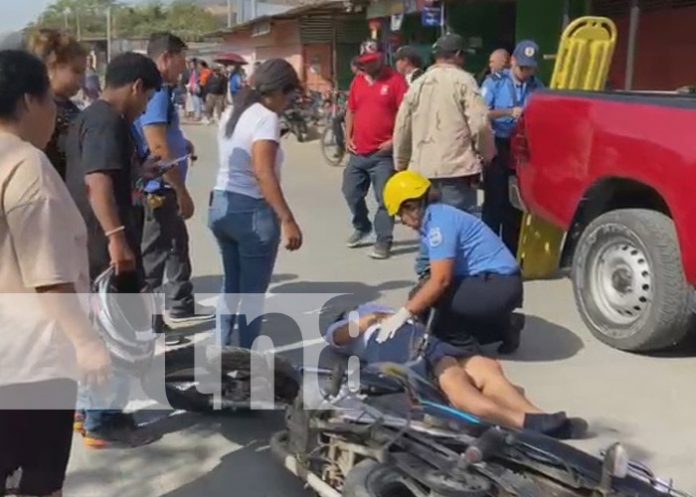 Foto: Accidente de tránsito en Estelí / TN8 Foto: Accidente de tránsito en Estelí / TN8