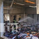 Bomberos de Puerto Cabezas sofocan conato de incendio en antigua planta Atlanor Foto: Fuerte incendio en una antigua planta en Puerto Cabezas / TN8