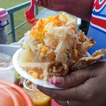 Foto: Vigorón en el estadio de béisbol de Bluefields durante el Pomares / TN8