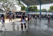 Foto: Voleibol en colegios de Managua / TN8