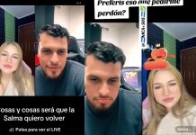 Salma Flores es humillada en pleno Live por su ex, Junior Rodríguez Foto: Junior le dice a Salma en pleno Live que "No Vale Nada" /Cortesía