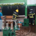 Bar que funcionaba como vivienda casi queda en cenizas en Ticuantepe Foto: vela olvidada provoca incendio en Ticuantepe/TN8
