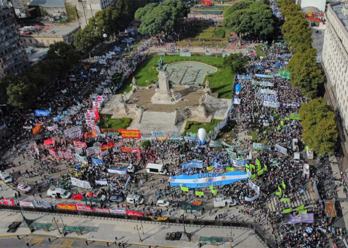 Foto: Argentina paralizada /cortesía Foto: Argentina paralizada /cortesía