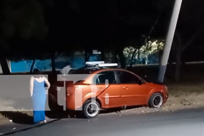 Foto: Papá encubre a su hijo tras brutal choque en Managua/TN8