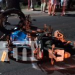 Foto: Motorizado fallece de forma violenta en accidente de tránsito en Carazo/TN8