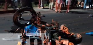 Foto: Motorizado fallece de forma violenta en accidente de tránsito en Carazo/TN8