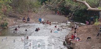 Foto: El Río Medina y La Calera fueron el escape perfecto al calor en Nandaime/TN8
