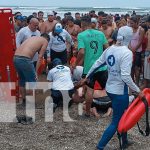Tragedia en playa San Diego: Dos personas rescatadas y un desaparecido Foto: Tragedia en playa San Diego: Un fallecido y un desaparecido por corrientes peligrosas/TN8