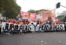 Los jubilados en Argentina regresan a las calles para exigir sus derechos Foto: Nueva jornada de protestas en Argentina /cortesía