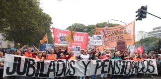 Foto: Nueva jornada de protestas en Argentina /cortesía