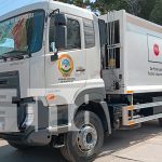 Japón entrega moderno camión recolector a Bluefields para fortalecer limpieza urbana Foto: Bluefields mejora su sistema de recolección de basura/TN8