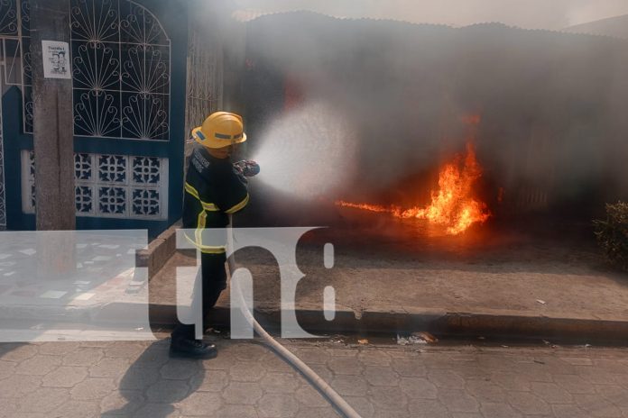Foto: Dos incendios en menos de tres días generan alarma en Corinto, Chinandega/TN8