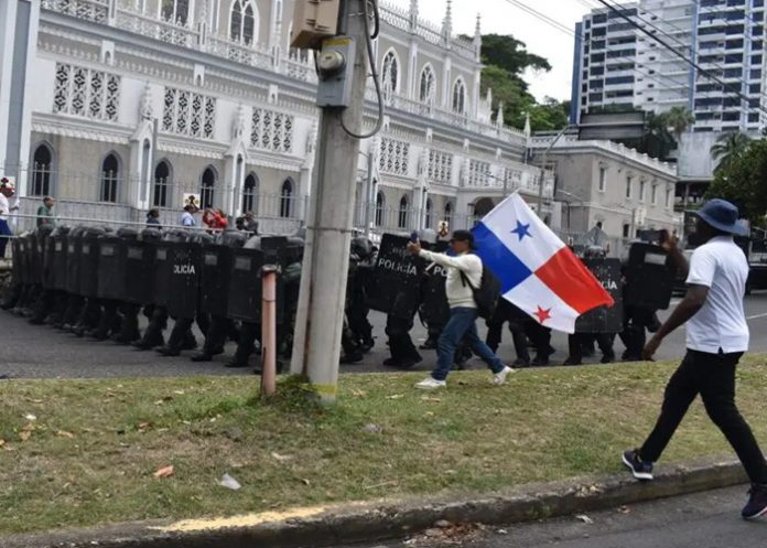 Foto: Protestas en Panamá /cortesía