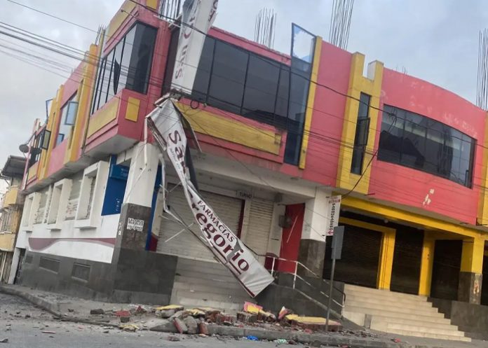 Foto: Sismos sacuden Ecuador /cortesía