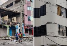 Impactantes imágenes tras el potente terremoto en Ecuador Foto: Ecuador tiembla /cortesía