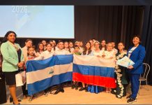 Niños de Sebastopol brillan representando a Nicaragua en Rusia