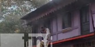 Foto: Incendio sorprende a vecinos en Chinandega/TN8