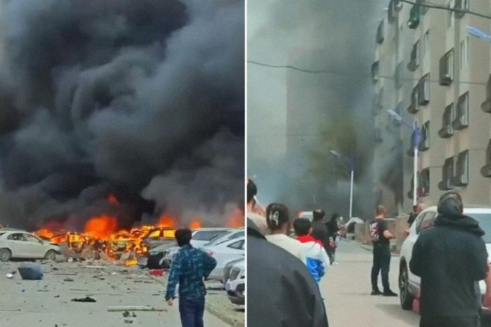 Foto: Tragedia en China: explosión en calle residencial deja 17 heridos /Cortesía