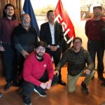 Tito González y Abya Yala visitan la embajada de Nicaragua en Chile Foto: Música y Poesía en Apoyo a la Nicaragua Revolucionaria/Cortesía
