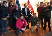 Tito González y Abya Yala visitan la embajada de Nicaragua en Chile Foto: Música y Poesía en Apoyo a la Nicaragua Revolucionaria/Cortesía