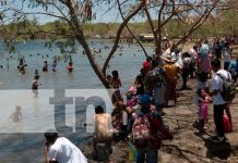 Foto: Las refrescantes aguas de la laguna de Xiloá/TN8