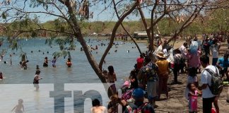 Foto: Las refrescantes aguas de la laguna de Xiloá/TN8