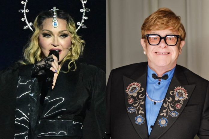 Foto: Madonna y Elton John se reconciliaron tras años de enemistad /Cortesía Foto: Madonna y Elton John se reconciliaron tras años de enemistad /Cortesía