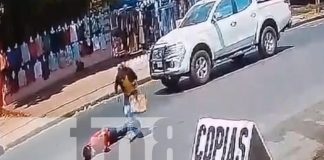 Foto: Autoridades buscan a conductor que dejó grave a un anciano en Managua/TN8