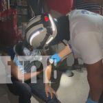 Joven es atropellado por motociclista frente a fábrica de tabaco en Estelí Foto: Accidente en Estelí/TN8
