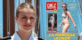 Foto:Revista publica fotos en bikini de la princesa Leonor/Cortesía