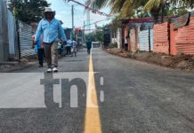 Foto: Villa Jerusalén se beneficia con 10 cuadras asfaltadas que mejoran la conectividad y seguridad/TN8