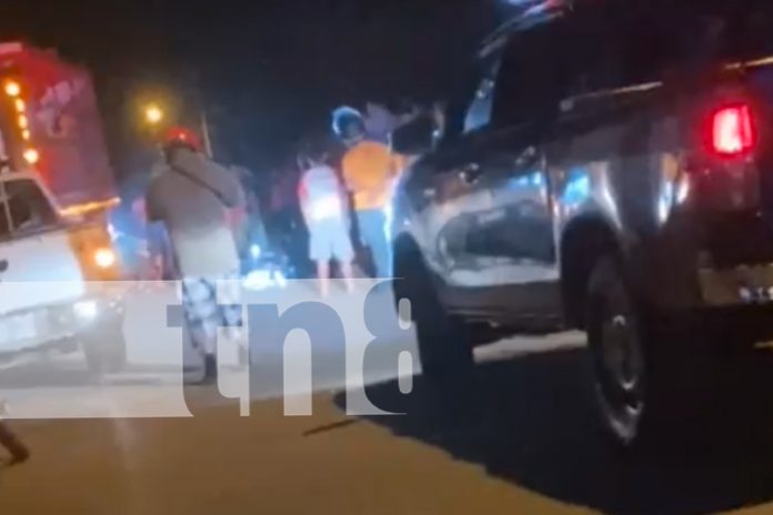 Foto: Accidente de tránsito en las calles del municipio de Matiguás/TN8 Foto: Accidente de tránsito en las calles del municipio de Matiguás/TN8