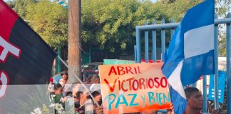 Foto: Managua recuerda a sus mártires revolucionarios/TN8