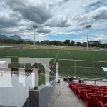 El nuevo estadio de fútbol en Chinandega tiene un 95% de progreso